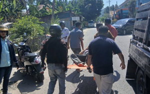 Lakalantas di Majene, Dua Pemotor Alami Luka-Luka