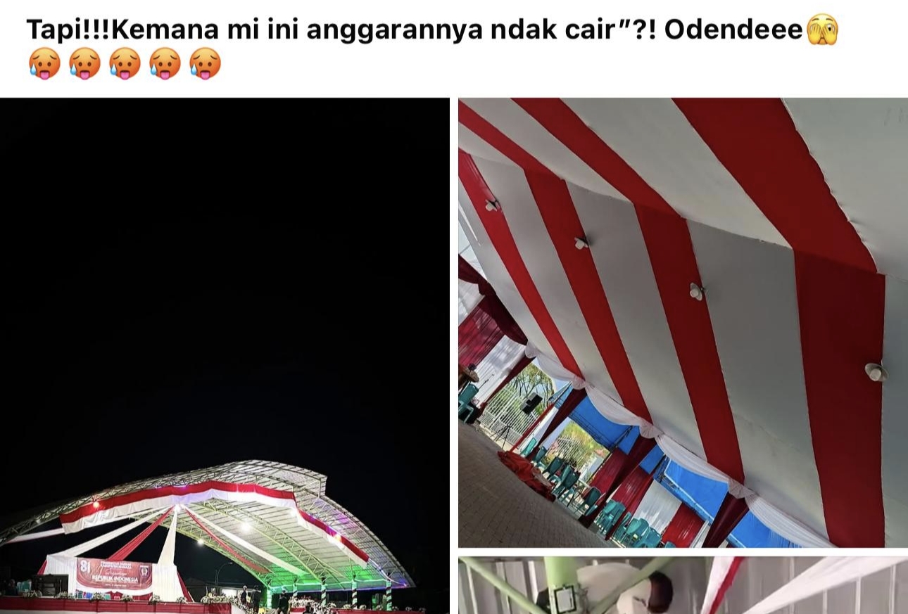 Pembayaran Jasa Dekorasi HUT RI di Mamasa Dipertanyakan, Vendor Mengaku Belum Dibayar
