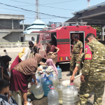 Krisis Air Bersih Landa Majene, Kodim Langsung Turun Tangan