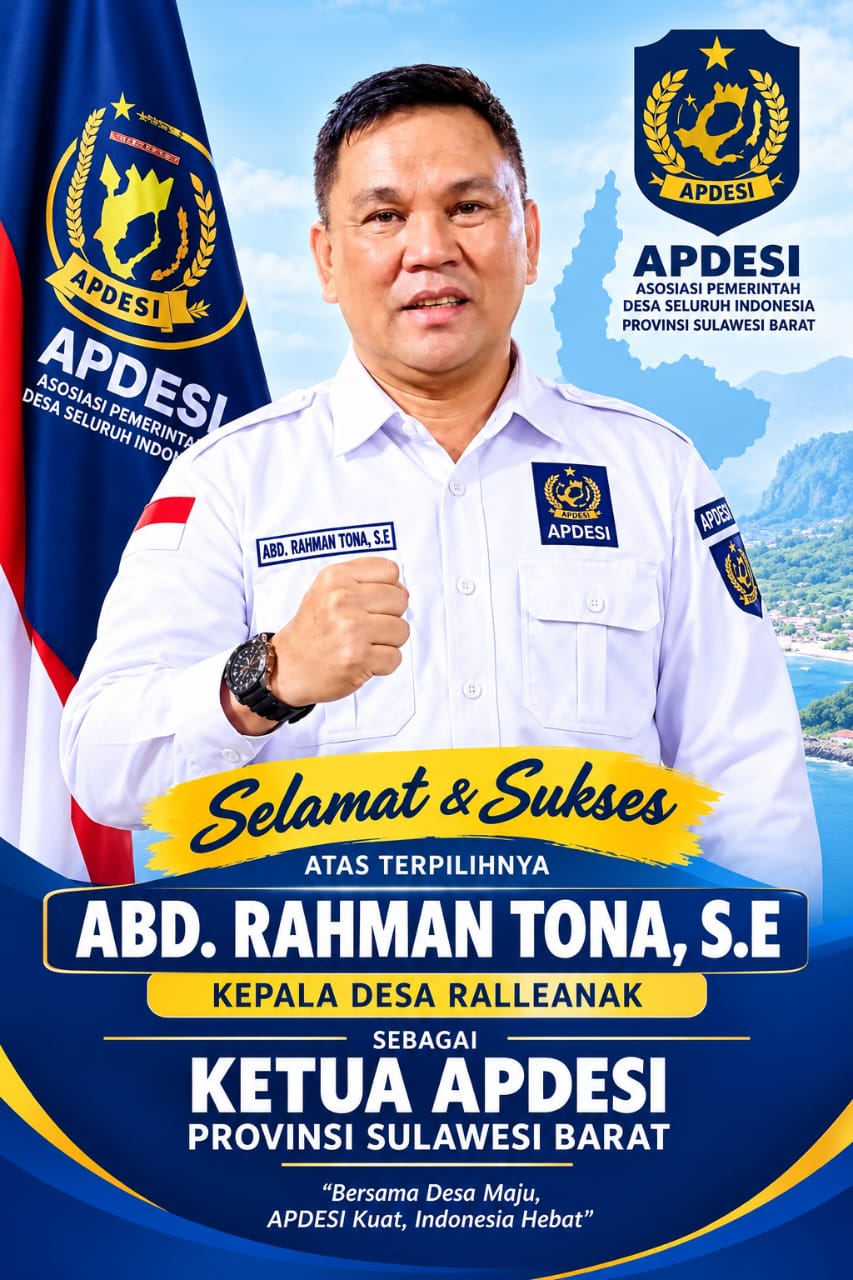 Abdul Rahman Tona Pimpin APDESI Sulbar, Suara Desa Kini di Tangan Nahkoda Baru