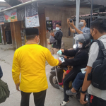 Asap Tebal Selimuti Kota Mamasa, Pemkab Bagikan Masker