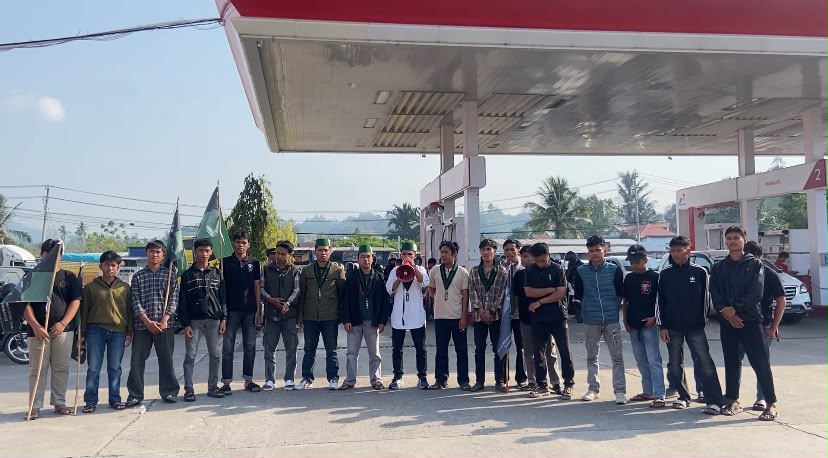 Dugaan Solar Disalahgunakan di SPBU Simbuang, HMI Mamuju Tantang Aparat Bertindak